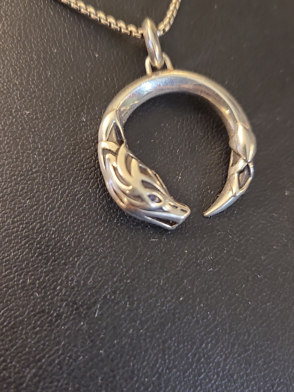 John Hardy Sterling Naga Dragon Necklace
